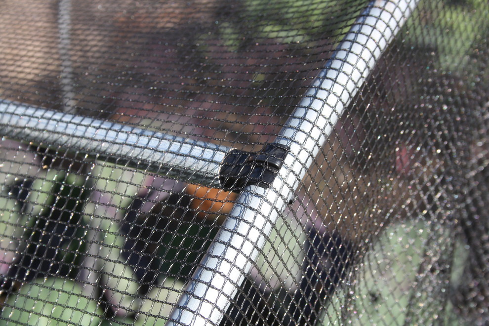 Crop Protection Hoops at Chewton Glen Hotel Traditional Garden