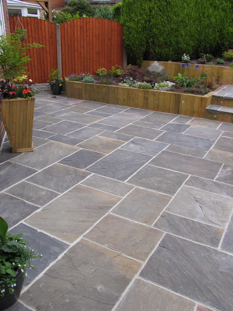 Designer Gardens (Burton) Galaxy Sandstone Modern Landscape West Midlands by Barton