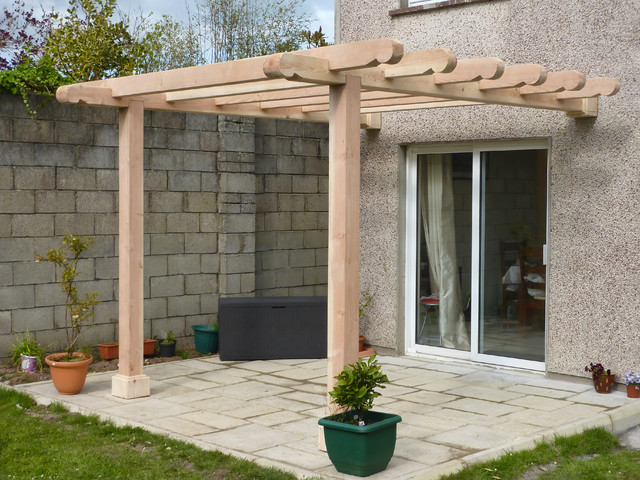 Douglas Fir Pergola Traditional Garden Other By Treehouses Ie