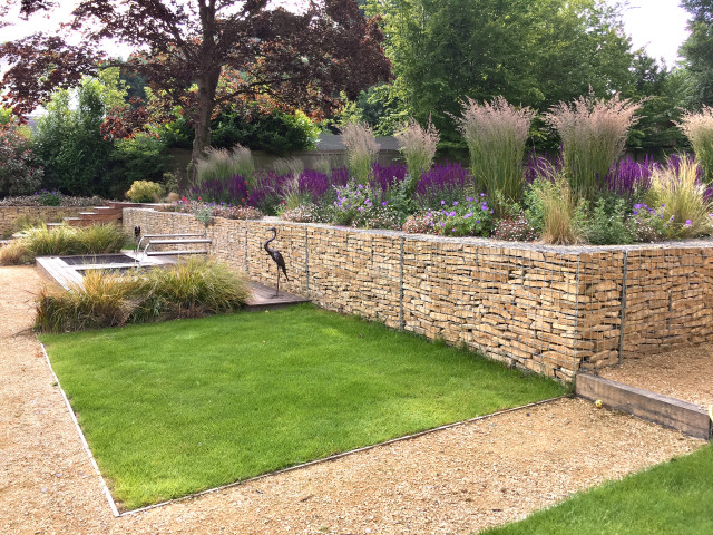 Dry stone wall Oxted surrey - Country - Garden - Sussex ...