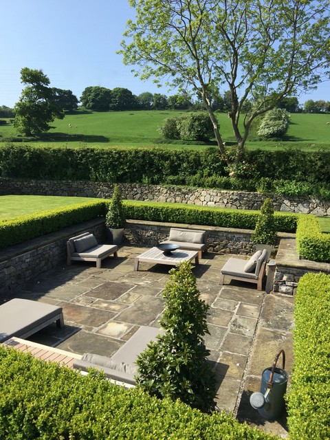 Dry Stone Walled Garden - Traditional - Garden - West Midlands - by ...