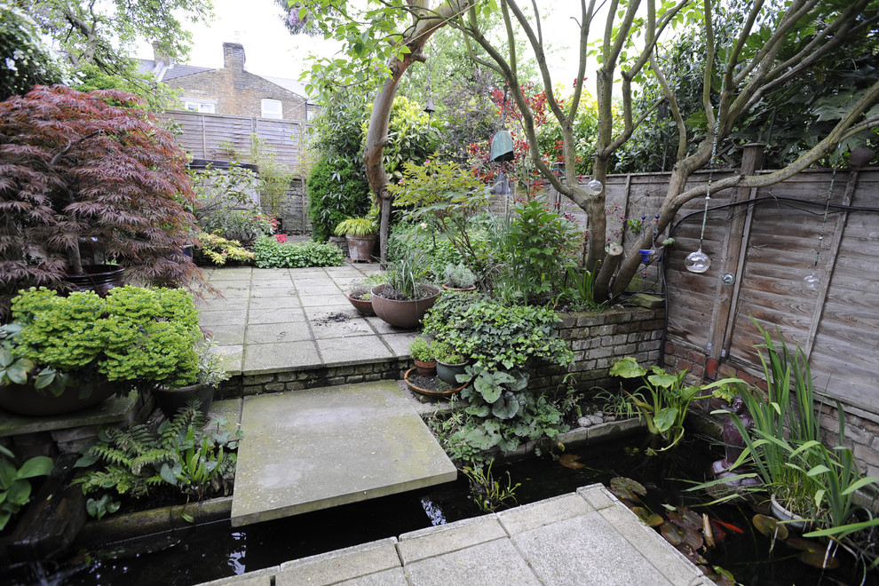 Photo of an eclectic garden in London.