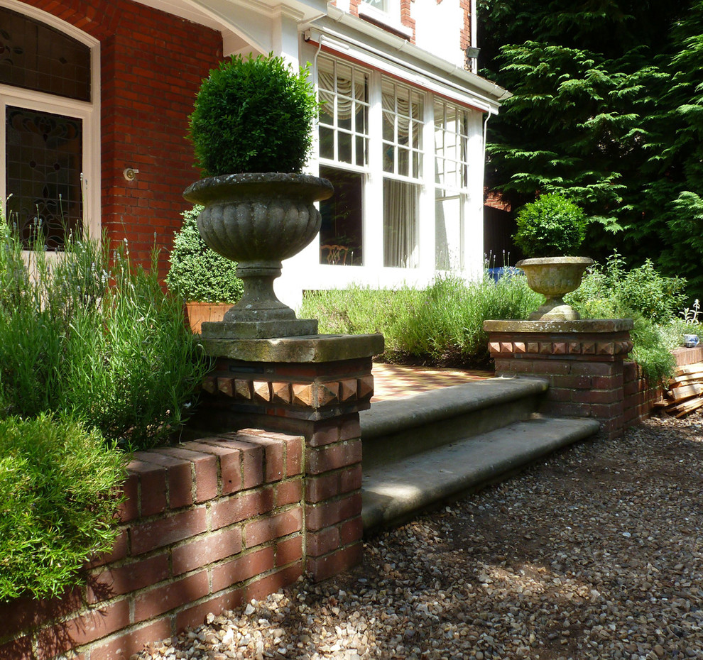 Edwardian Porch Traditional Landscape London by Paul D'Amico Period Design Houzz