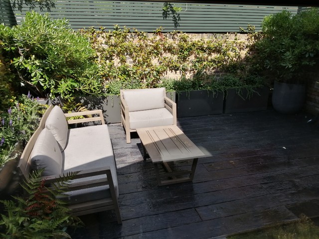 Eel Brook Common Contemporain Jardin Autres périmètres par Mark