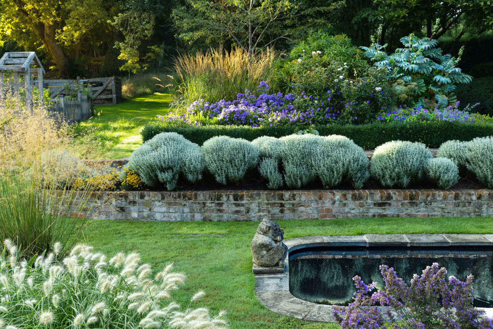 Design ideas for a traditional garden in Essex.