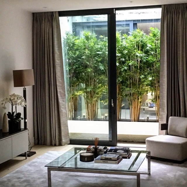 Fake It Flowers previous projects Contemporary Living Room London