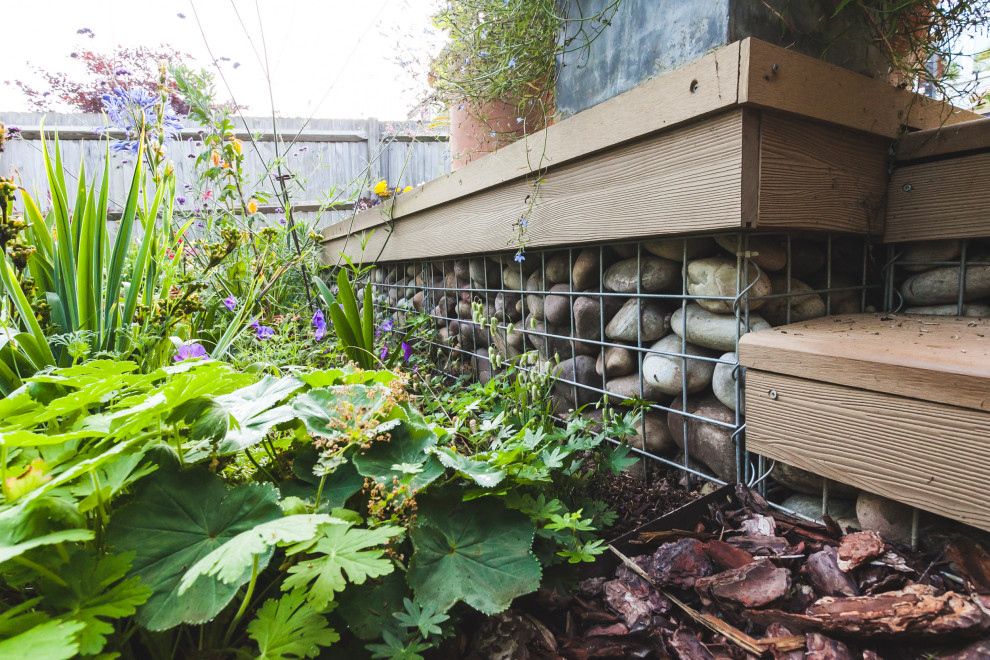 Finchley terraced garden Contemporary Landscape London by