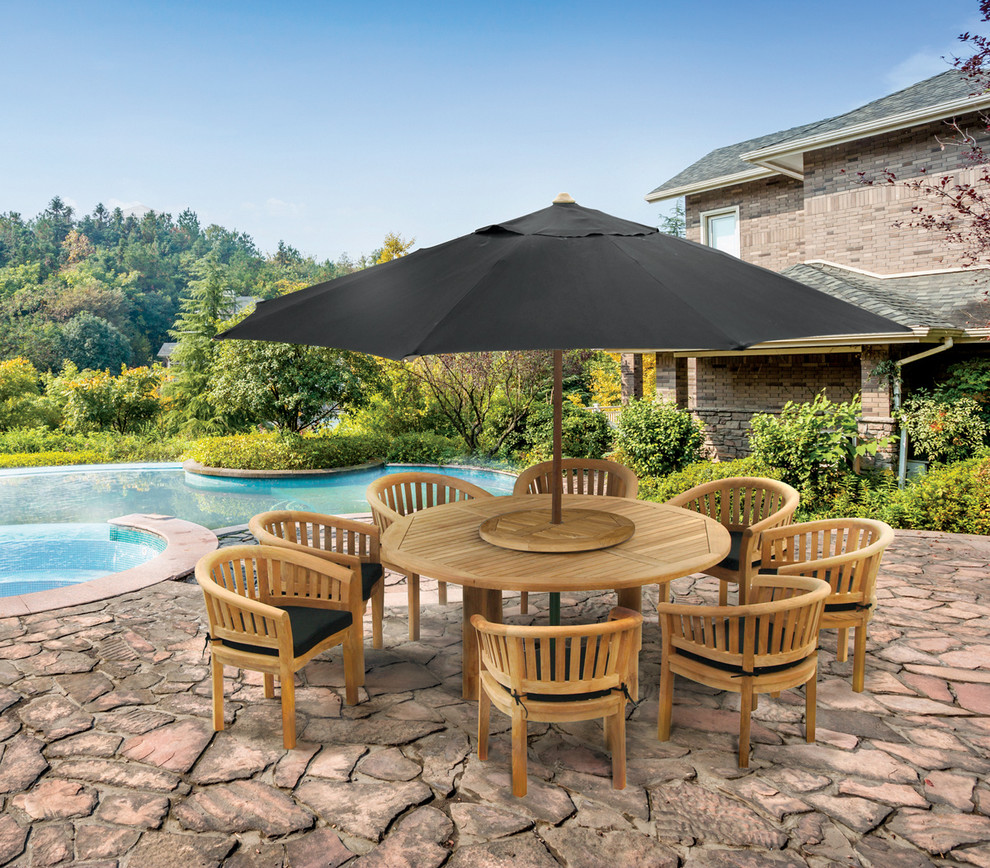 Fine dining in the garden Contemporary Landscape Surrey by