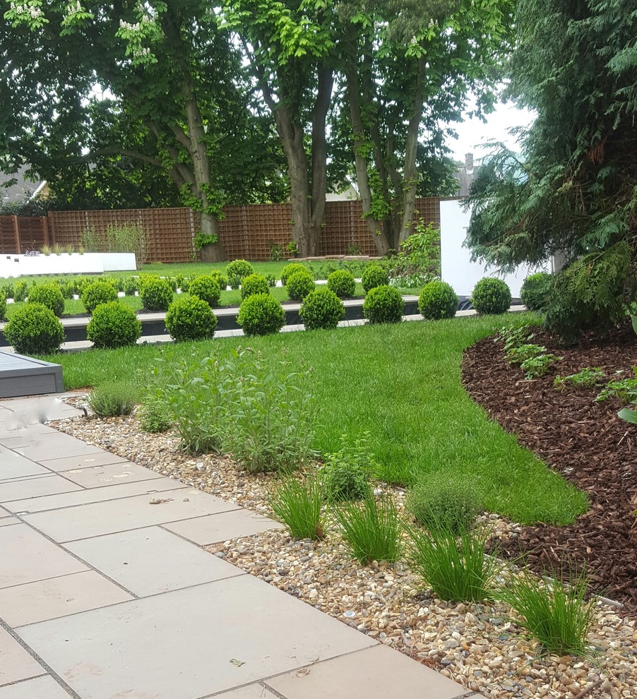 Photo of a contemporary landscaping in West Midlands.