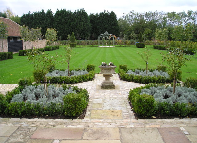 Formal Tudor Windsor Garden Traditional Landscape Other by