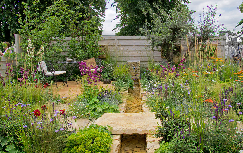 Design ideas for a rustic landscaping in Kent.