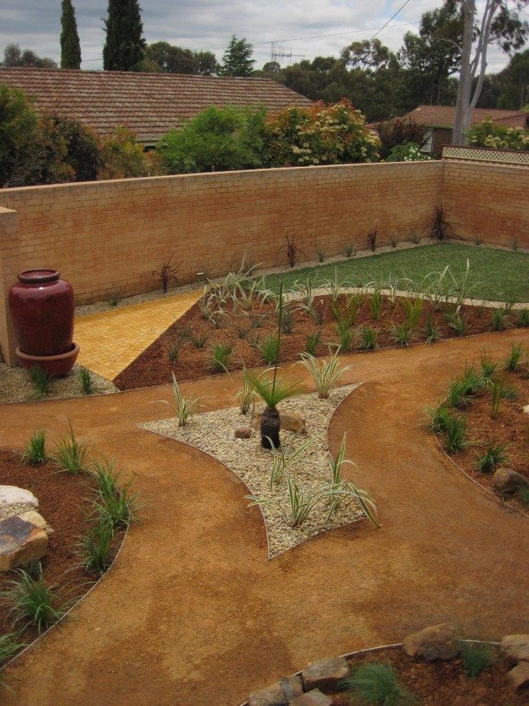 Aménagement d'un jardin contemporain.