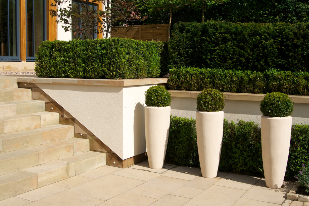 Photo of a contemporary landscaping in Cheshire.