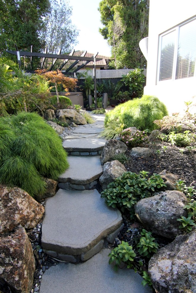 Photo of a world-inspired garden in Auckland.