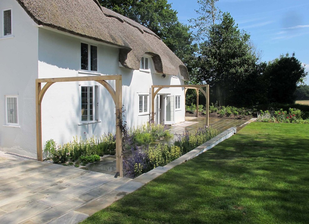 Traditional garden in London.