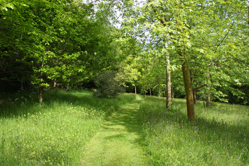 Großer, Schattiger Klassischer Gartenweg in Dorset