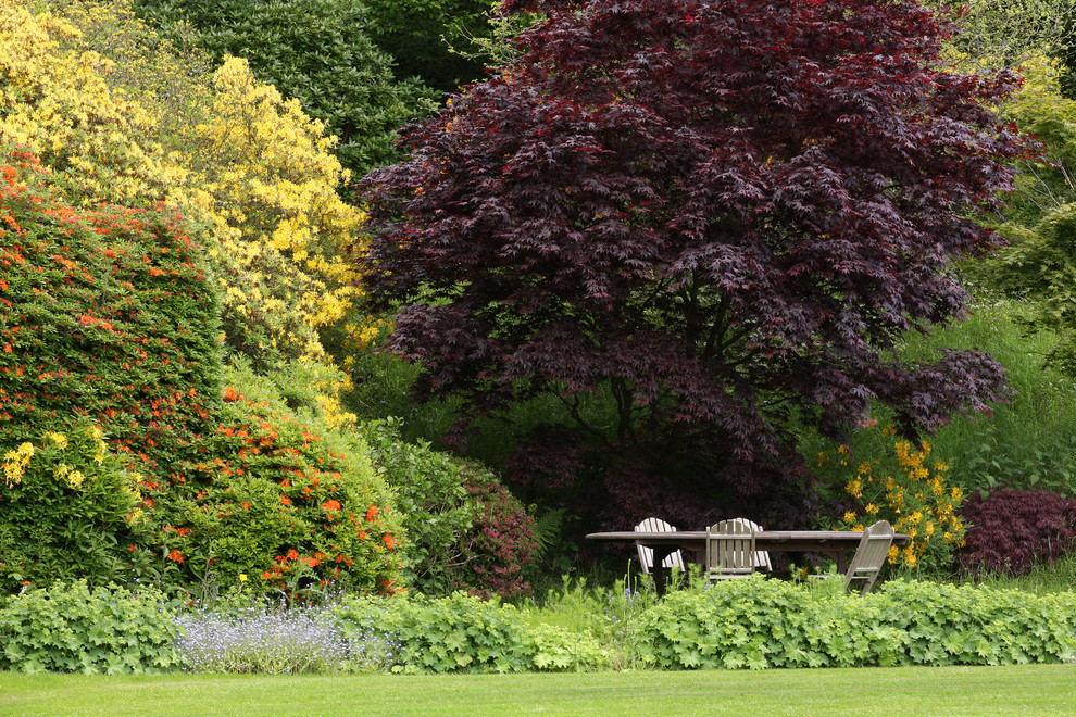 Klassischer Garten in Dorset
