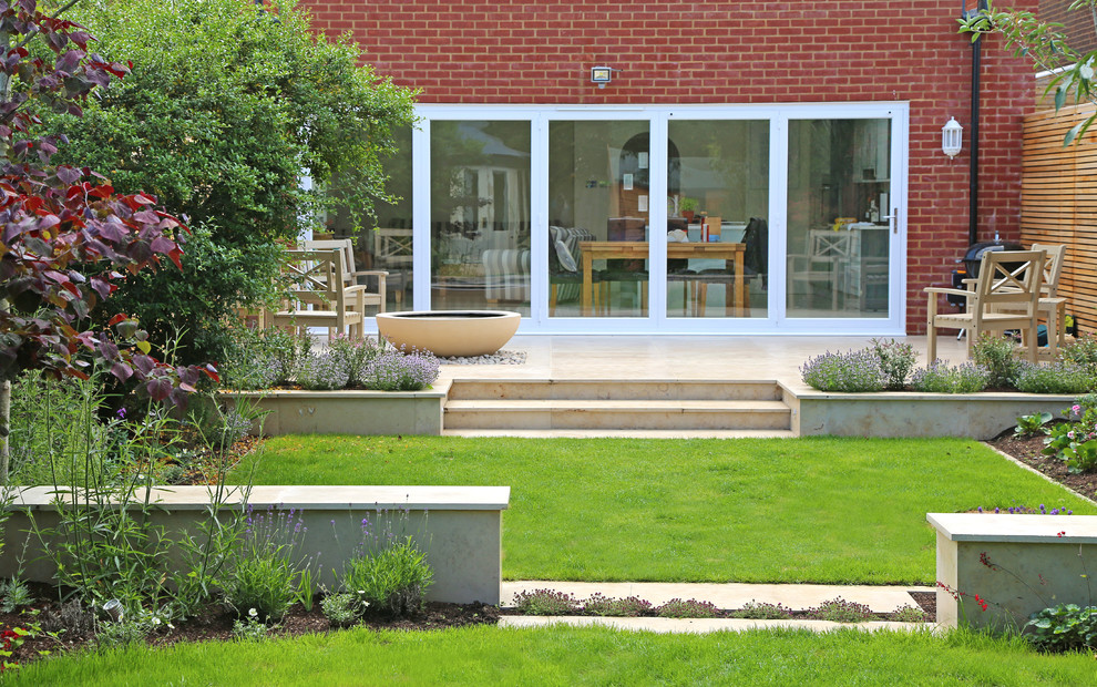 Design ideas for a modern garden in Hertfordshire.