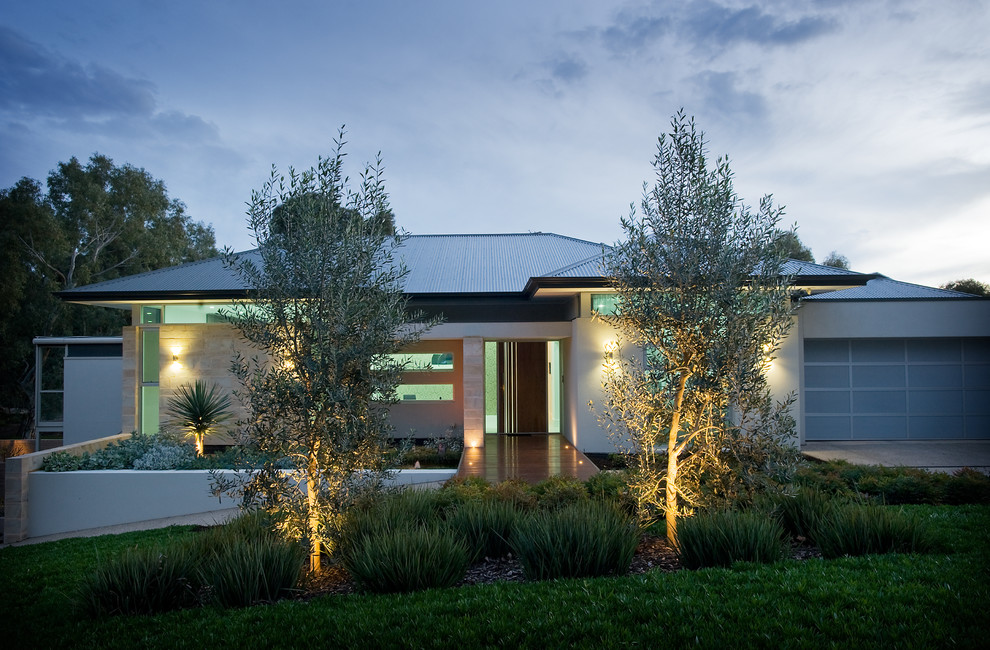 Mittelgroßer Moderner Garten in Adelaide