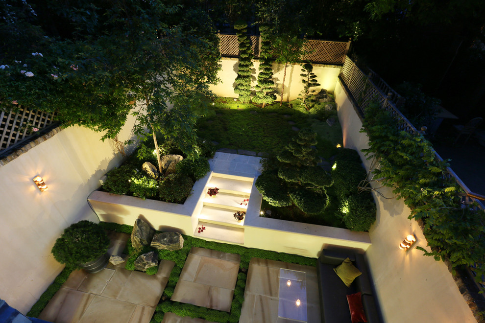Свежая идея для дизайна: участок и сад в восточном стиле - отличное фото интерьера