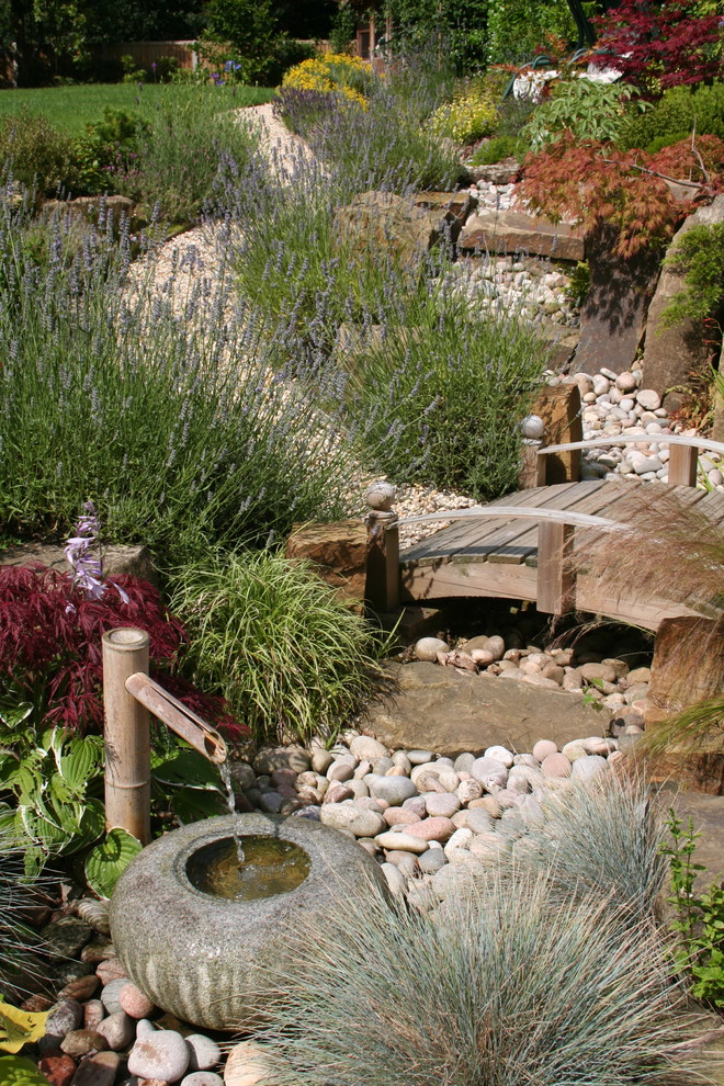 Inspiration for a world-inspired garden in Cheshire.