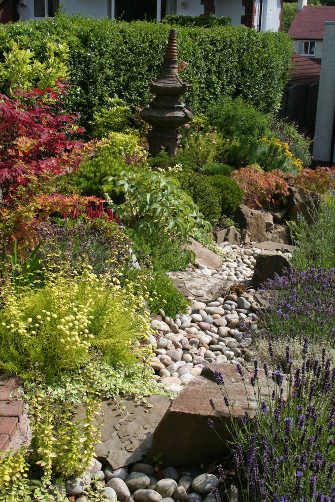 Photo of a world-inspired garden in Cheshire.