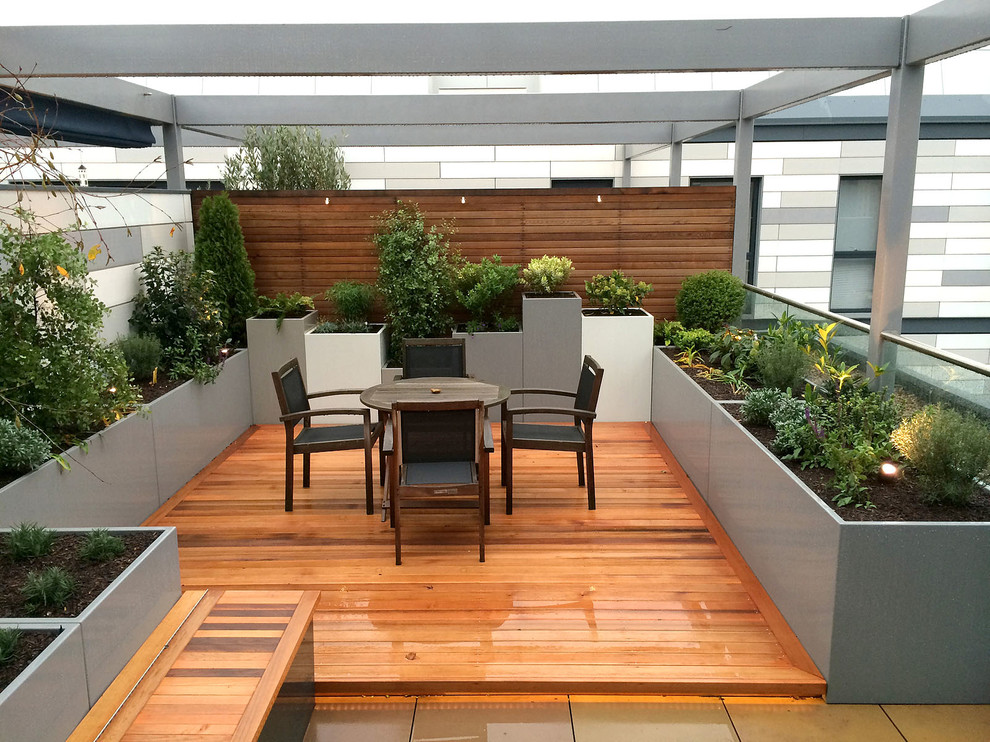 Kings Cross Roof Terrace Landscape London by The Garden Builders