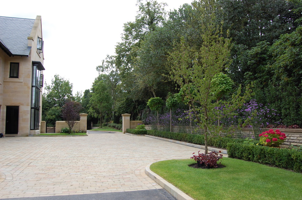 This is an example of a transitional landscaping in Manchester.