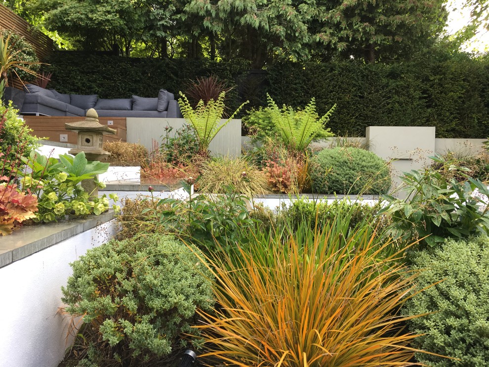 Design ideas for a contemporary landscaping in Essex.