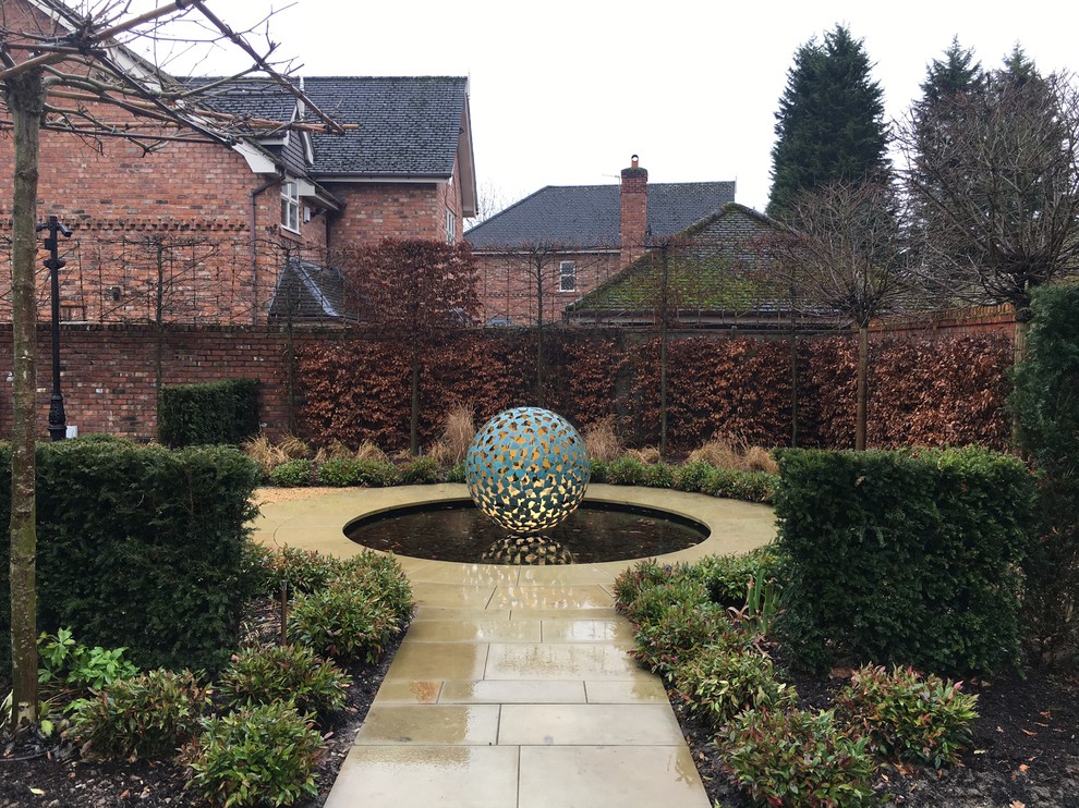 This is an example of a traditional garden in Manchester.