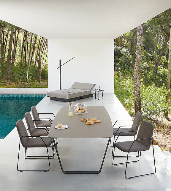 Manutti Air Garden Table Loop Garden Dining Chairs Elements Sun