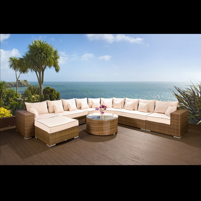 Massive Luxury Outdoor Garden 10 Seater Corner Sofa Modern West Midlands By Quatropi Limited Houzz Uk 10 Seater Corner Sofa Modern Garden, Luxury Corner Outdoor Sofa