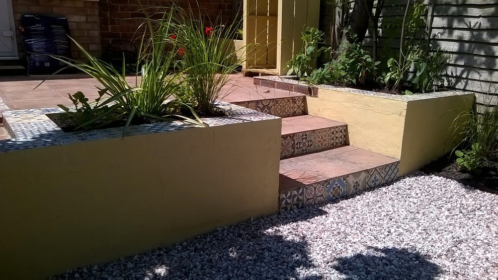 Moroccan garden Steyning, West Sussex Mediterranean Landscape