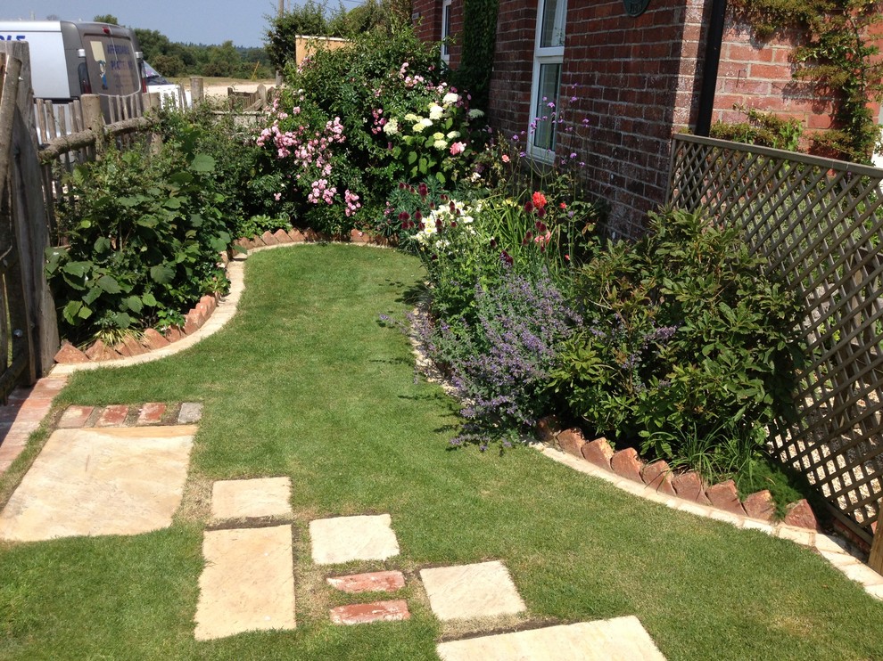 This is an example of a rural garden in Sussex.