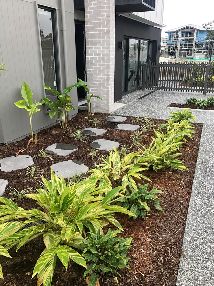 This is an example of a landscaping in Gold Coast - Tweed.