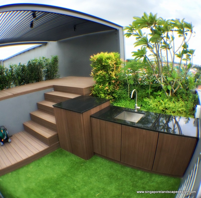 Design ideas for a world-inspired garden in Singapore.
