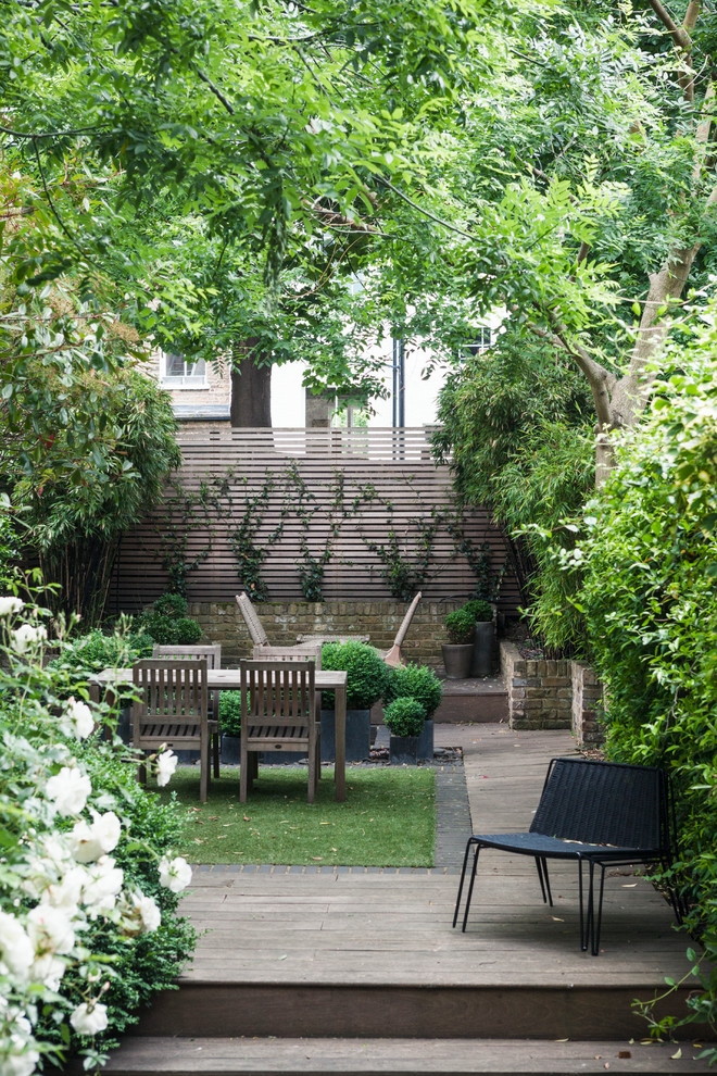 Classic garden in London.