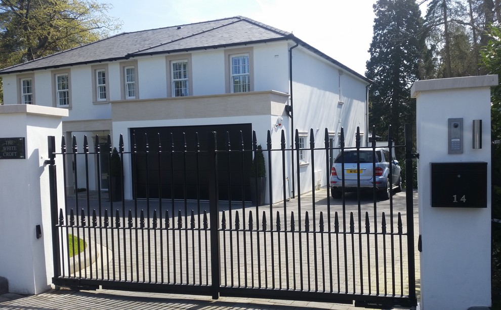 Portcullis Bespoke Metal Gates Contemporary Landscape Surrey by
