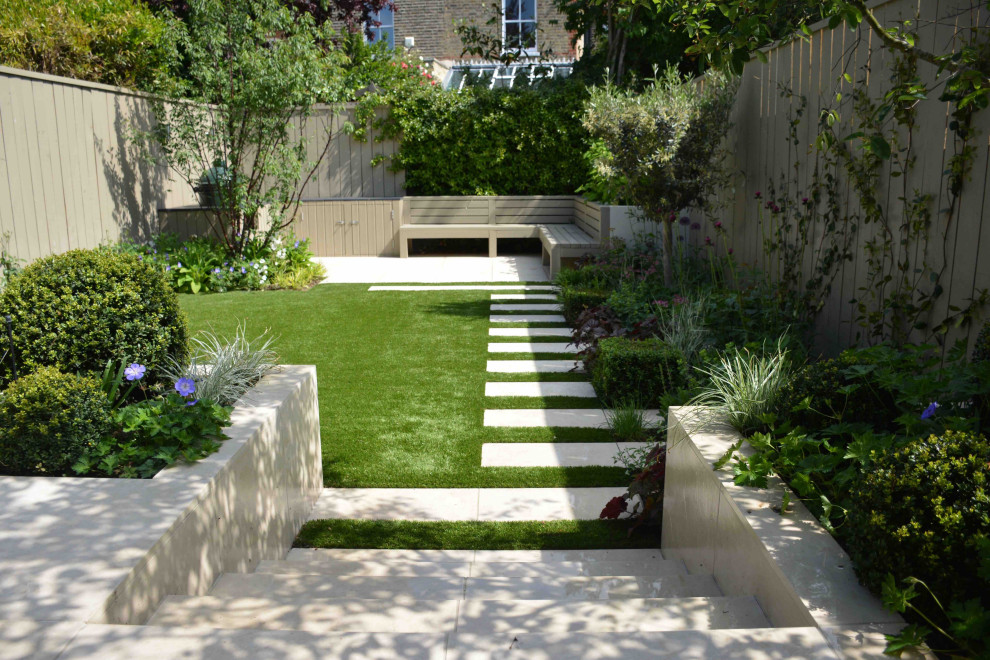 Стильный дизайн: участок и сад на заднем дворе в современном стиле - последний тренд