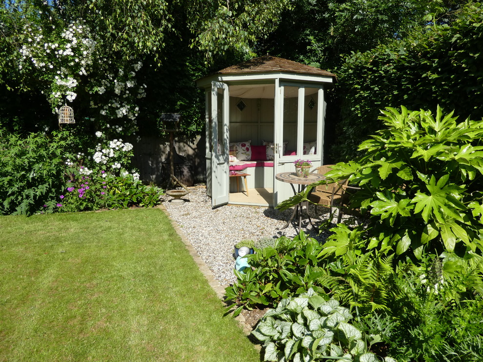 Inspiration for a medium sized contemporary back full sun garden in Cheshire.