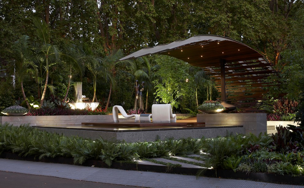 This is an example of a contemporary landscaping in Melbourne.