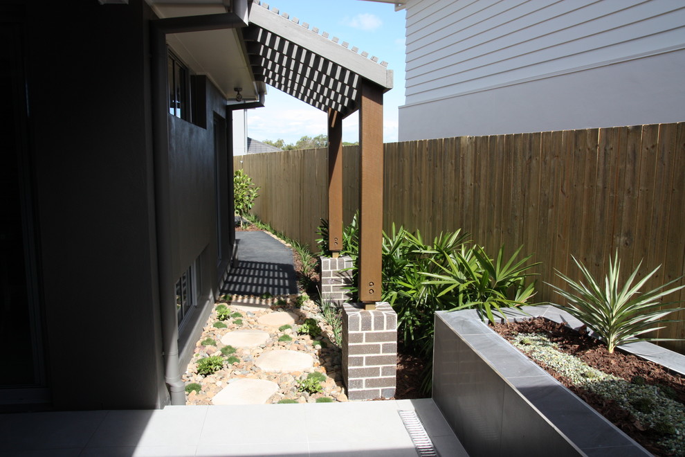 This is an example of a contemporary landscaping in Brisbane.