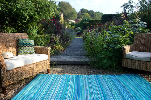 Tropical Garden Seating Inspiration - Coastal - Garden - Dorset - by  Cuckooland | Houzz UK