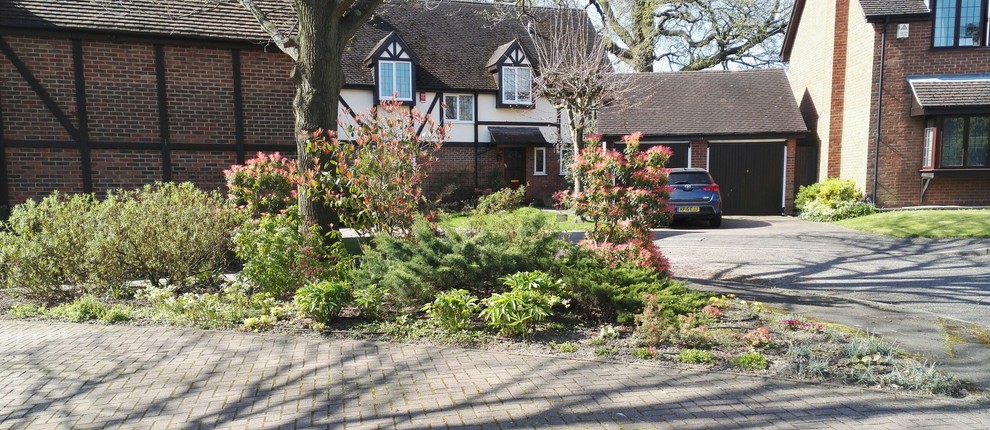 This is an example of a traditional garden in Hertfordshire.