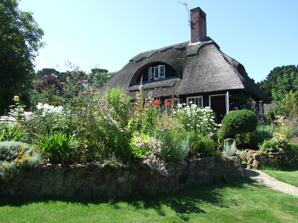 This is an example of a rural garden in Sussex.