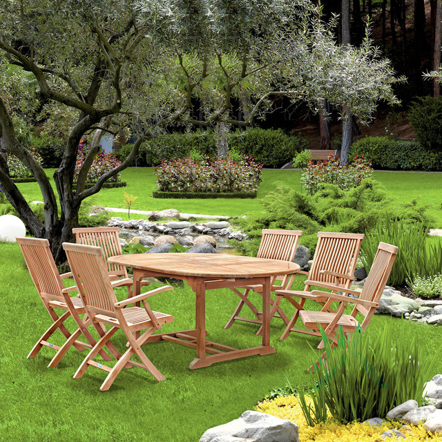 Teak Garden Furniture Contemporary Garden Surrey by Corido Teak