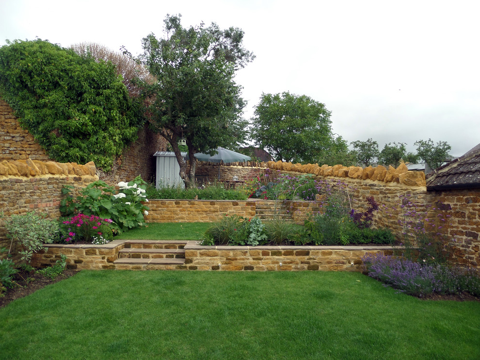 Terraced garden Traditional Landscape Hertfordshire Houzz