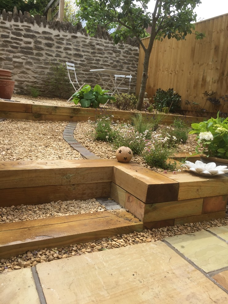 Terraced Gravel Garden Contemporary Landscape Other By Green Gorgeous Houzz