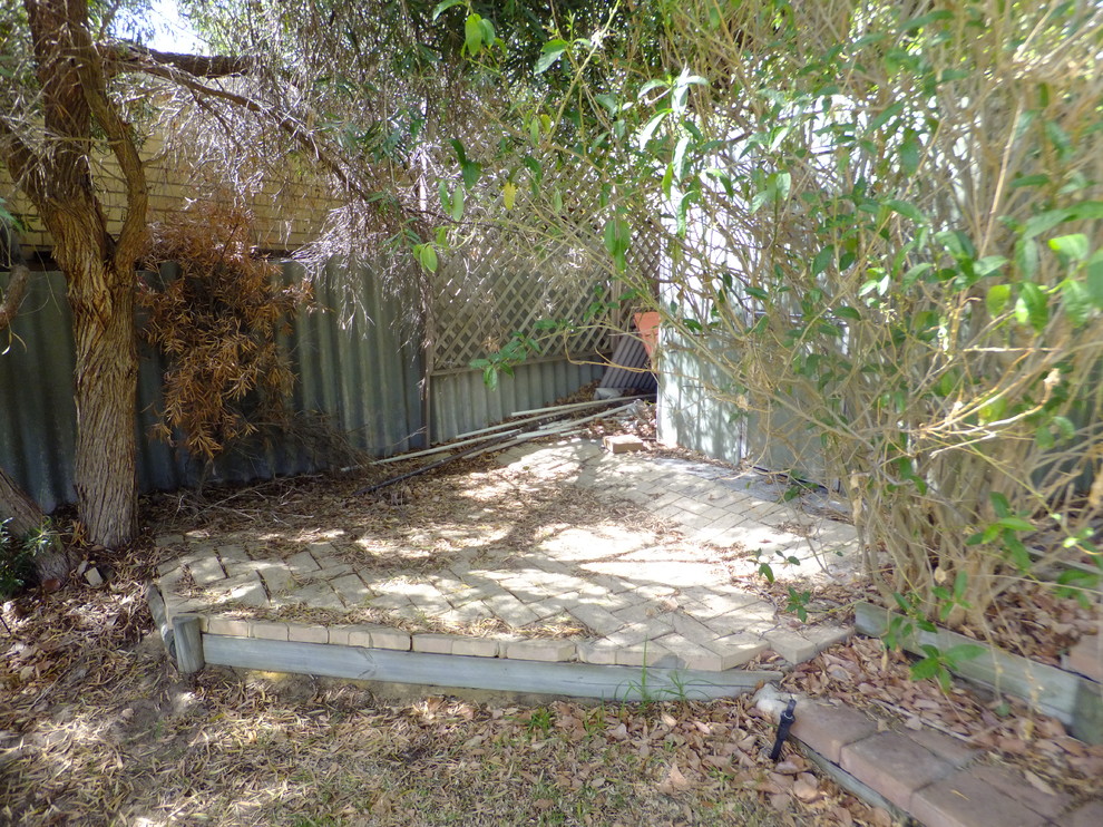 パースにあるトロピカルスタイルのおしゃれな庭の写真
