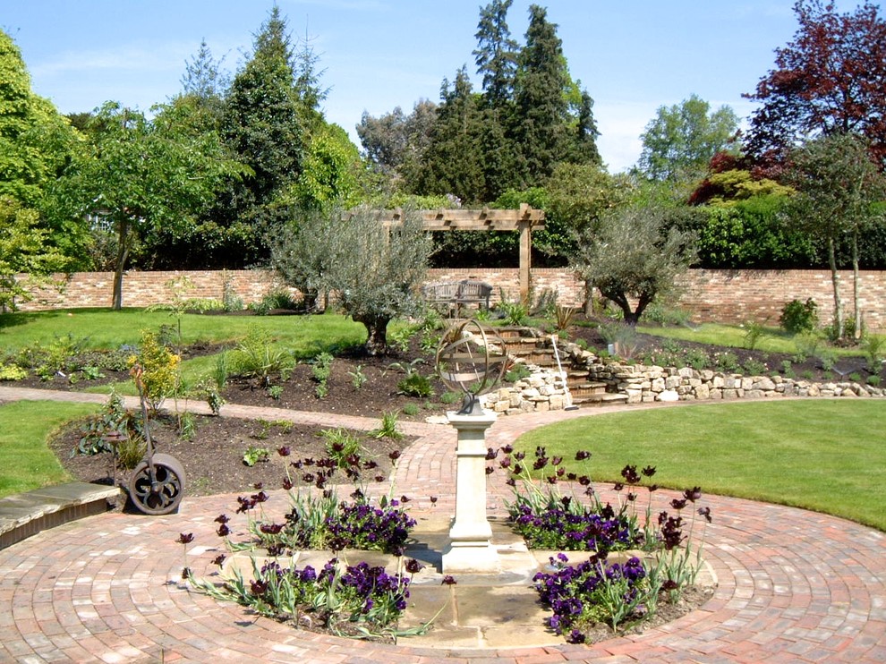 Esempio di un giardino tradizionale